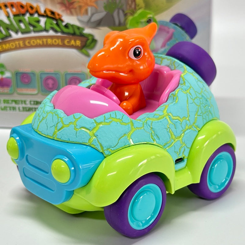 Dinosaur Remote Control Car with Rechargeable Battery and Music