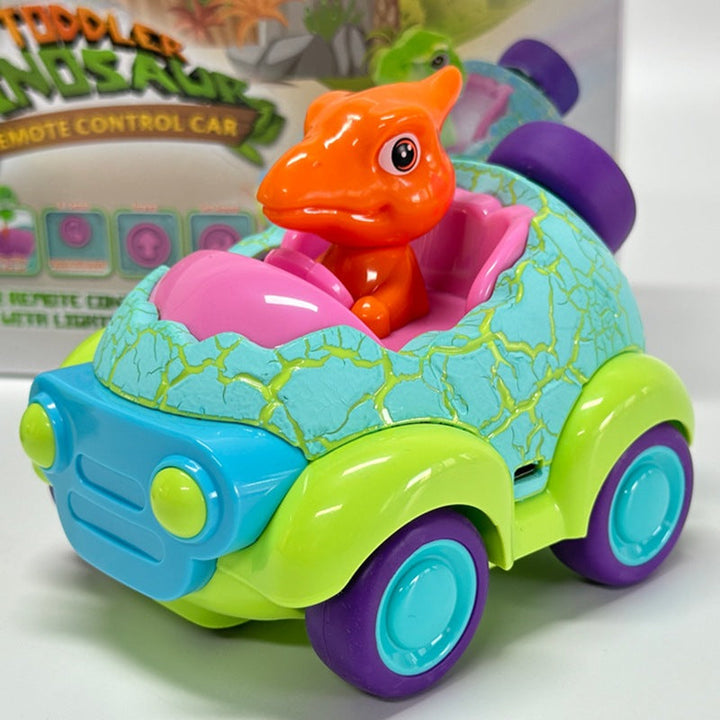 Dinosaur Remote Control Car with Rechargeable Battery and Music