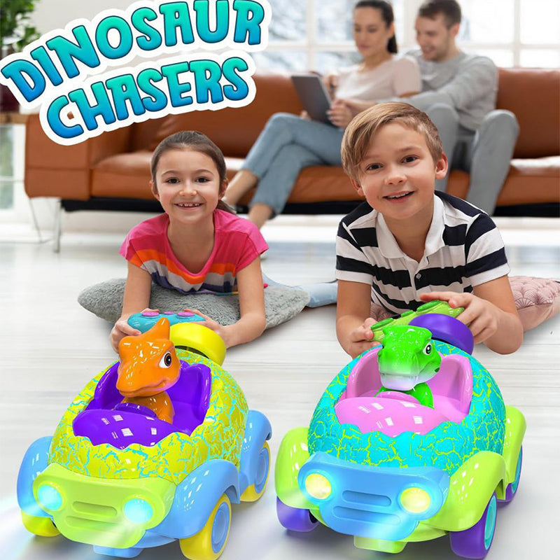 Dinosaur Remote Control Car with Rechargeable Battery and Music