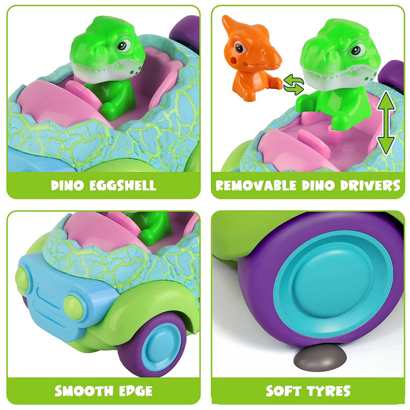 Dinosaur Remote Control Car with Rechargeable Battery and Music