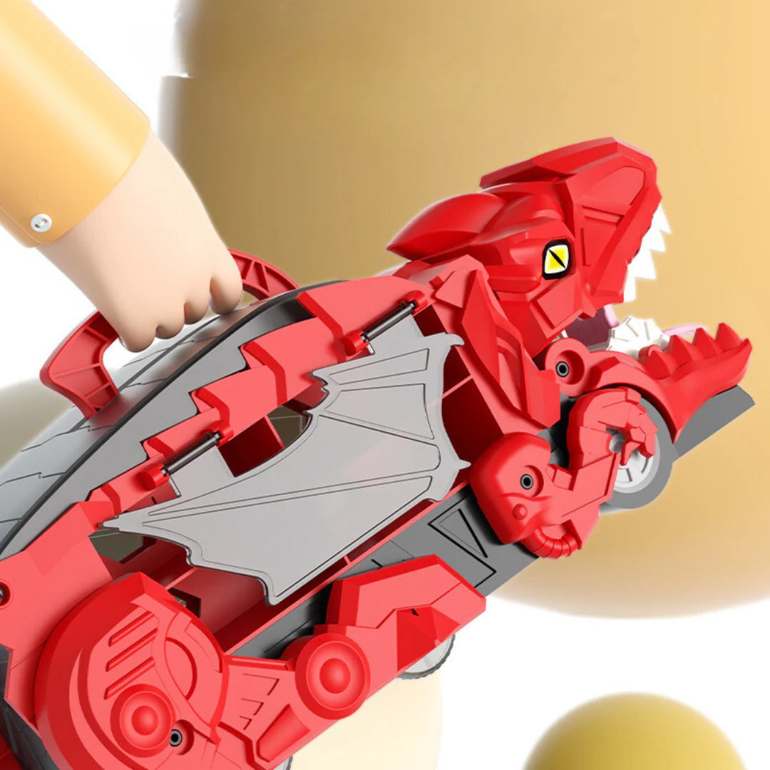 Dinosaur Toy Car Playset with Trucks and Accessories