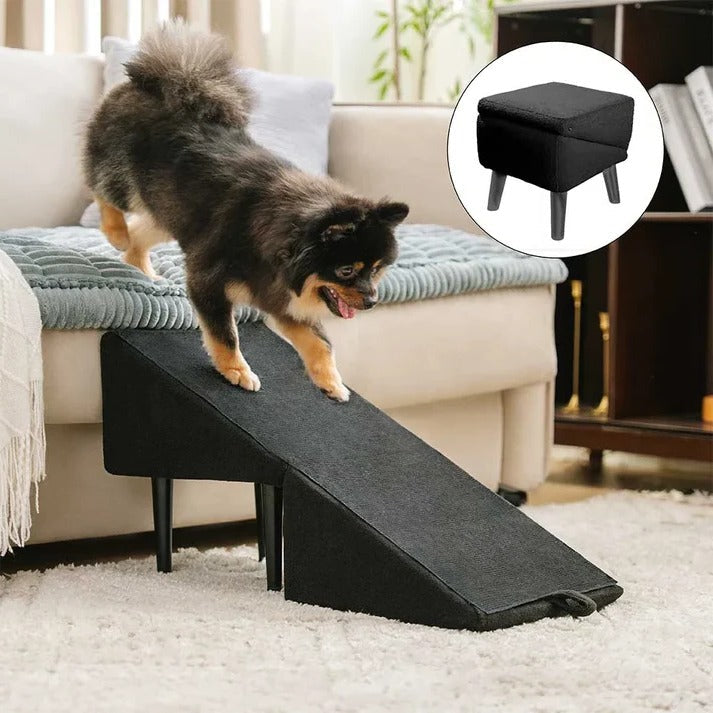 Dog Ramp and Step Stool 2-in-1 for Pets