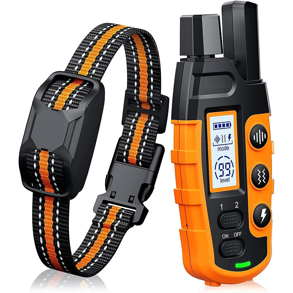 Dog Training Collar with Remote, Waterproof and Rechargeable E-Collar