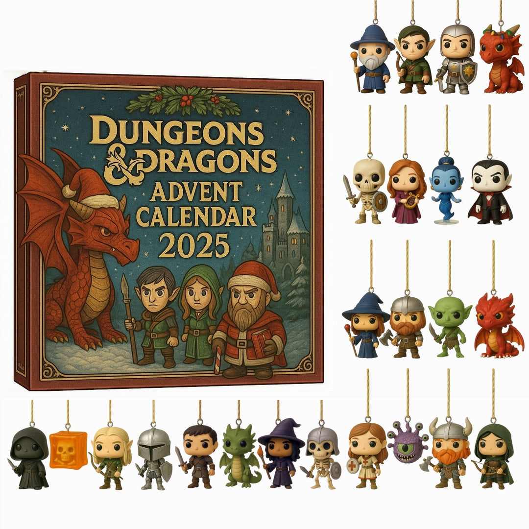 Dungeons and Dragons Advent Calendar 2025 Toy Gift