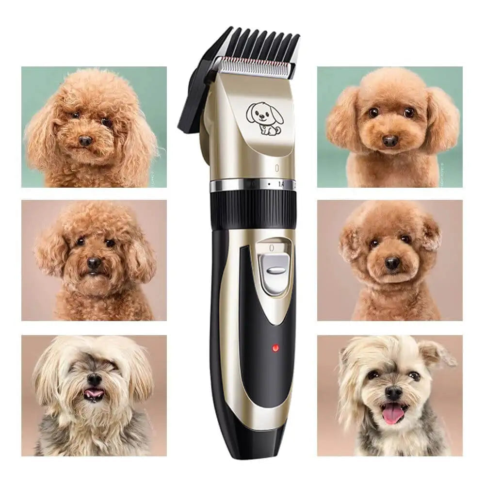 Electric Dog Grooming Clippers Trimmer Set for Home Use