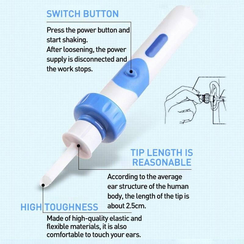 Electric Ear Wax Removal Vacuum Tool