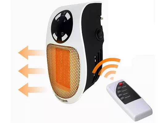 Electric Fan Heater with Remote Control for Home Use