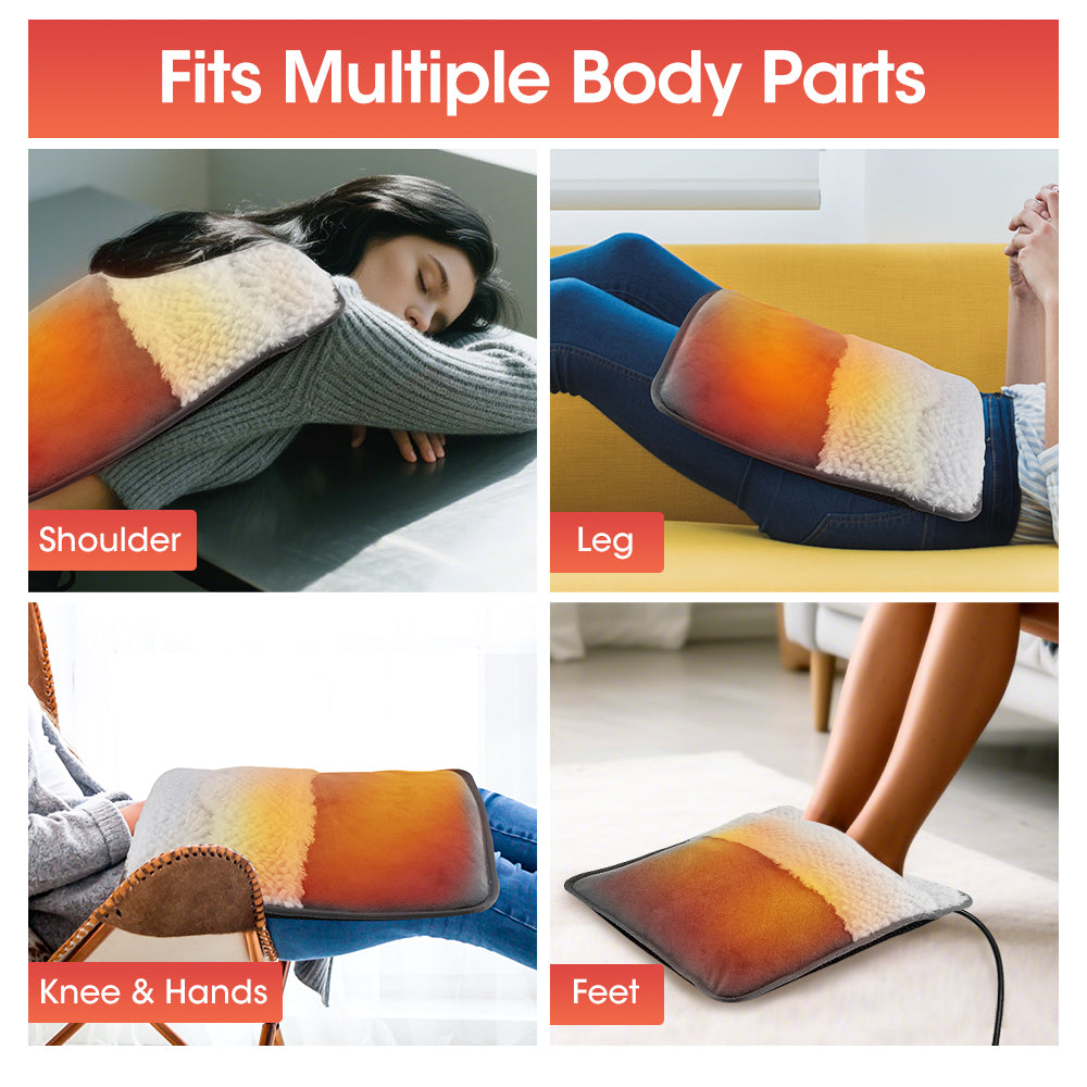 Electric Foot Warmer Heating Pad for Pain Relief and Comfort
