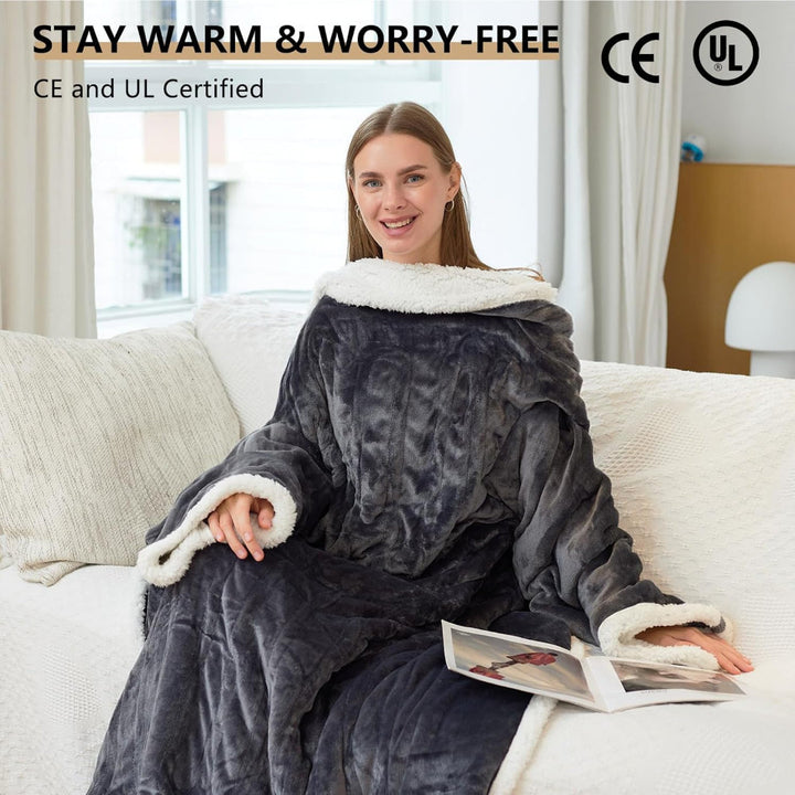 Electric Heated Blanket Sleeves with Adjustable Temperature Control