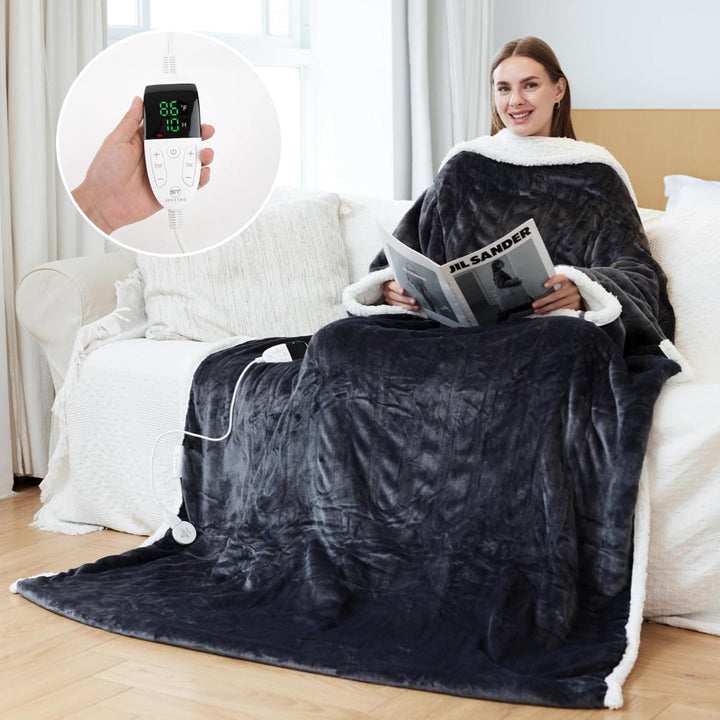Electric Heated Blanket Sleeves with Adjustable Temperature Control