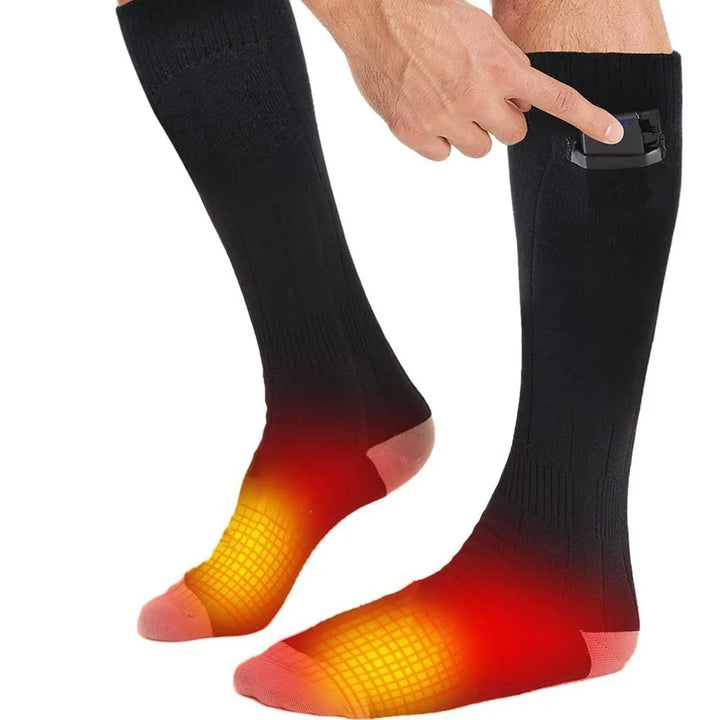 Electric Heated Socks for Foot Warmth - 2 Pairs