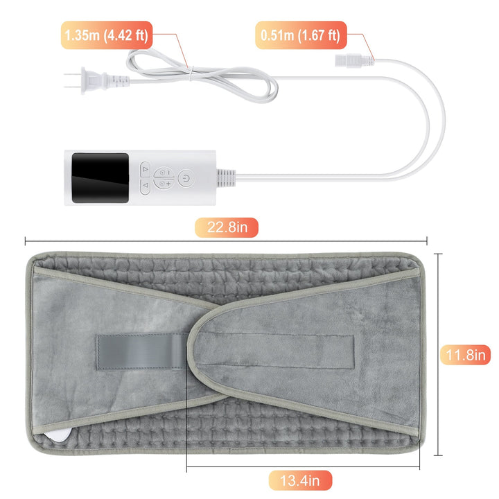 Electric Heating Pad Blanket and Belt for Pain Relief