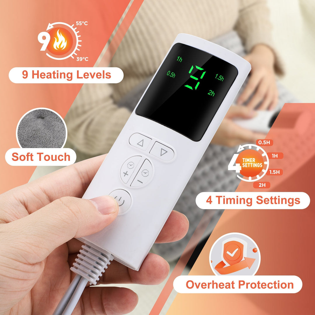Electric Heating Pad Blanket and Belt for Pain Relief