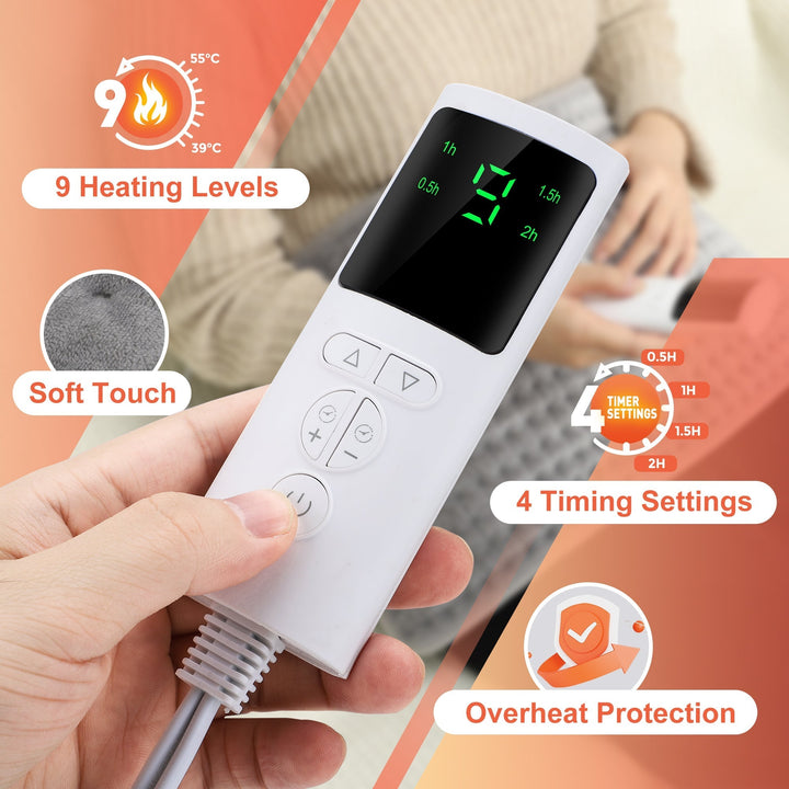 Electric Heating Pad Blanket and Belt for Pain Relief