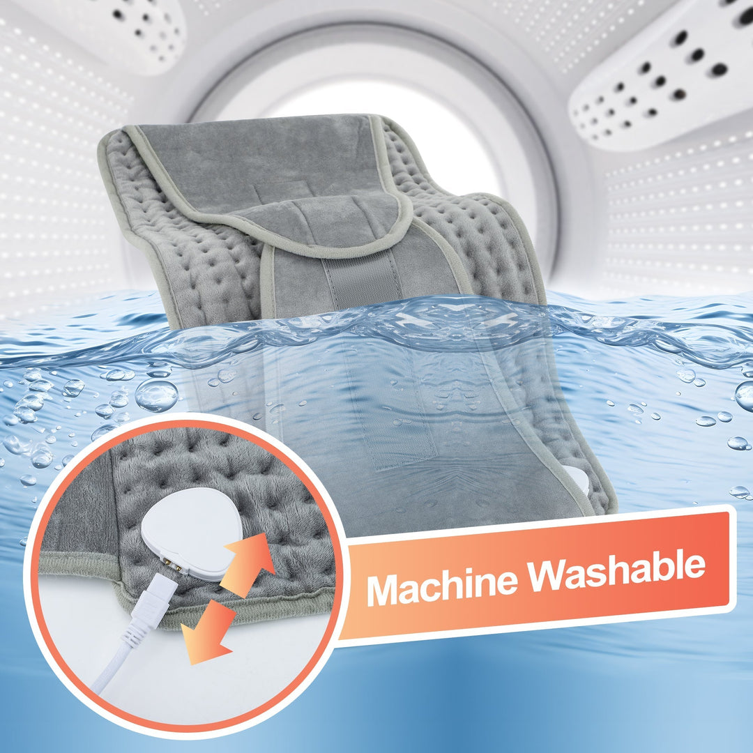 Electric Heating Pad Blanket and Belt for Pain Relief