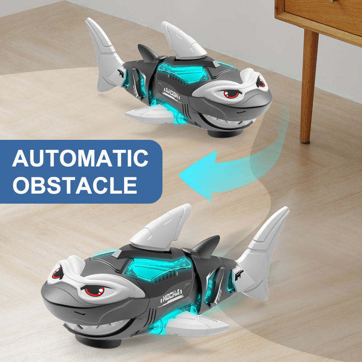 Electric Mechanical Shark Toy with Light and Sound Effects