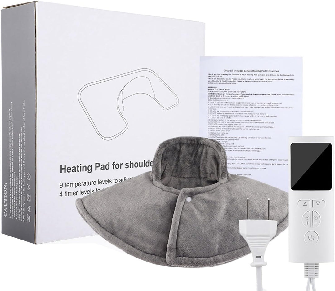 Electric Neck and Shoulder Heating Pad Therapy Wrap