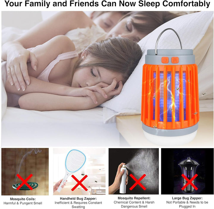 Electric Outdoor Mosquito and Insect Trap Bug Zapper 3-in-1