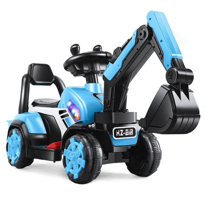 Electric Ride-On Excavator Toy for Kids