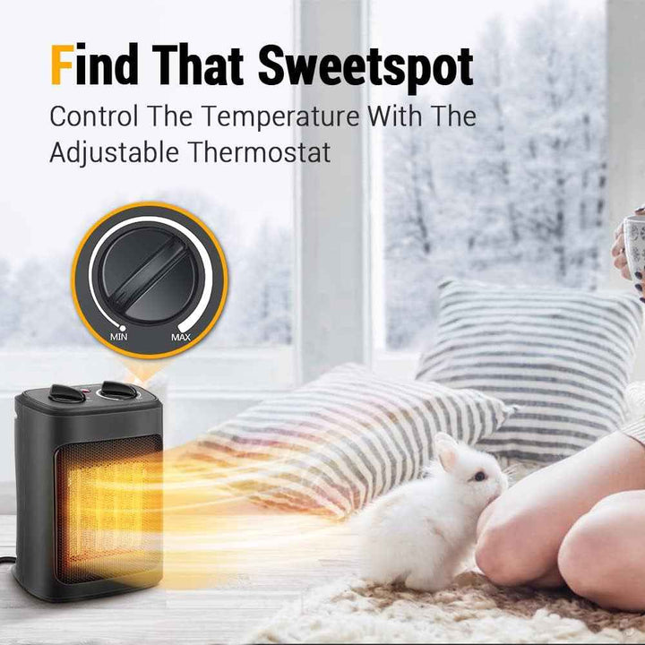 Electric Space Heater Fast Heating Energy Efficient Heater Unit