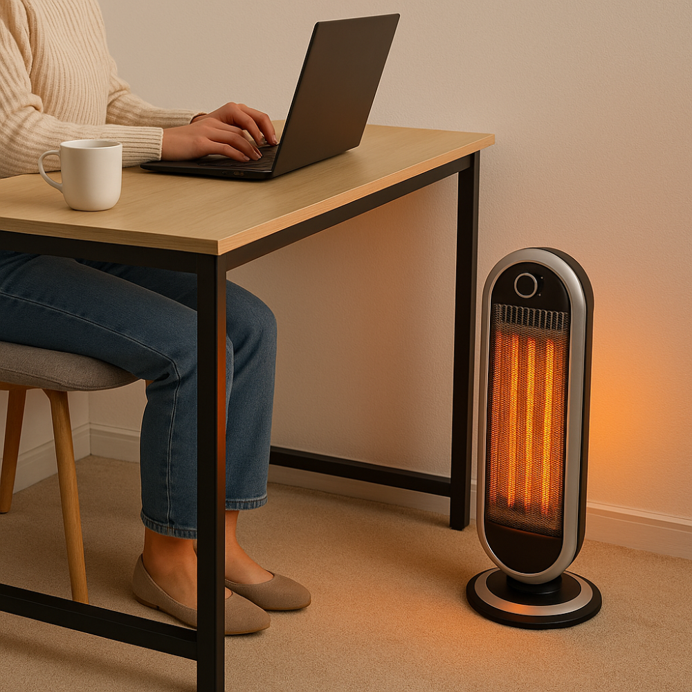Electric Space Heater for Large Rooms - Energy Efficient Heating