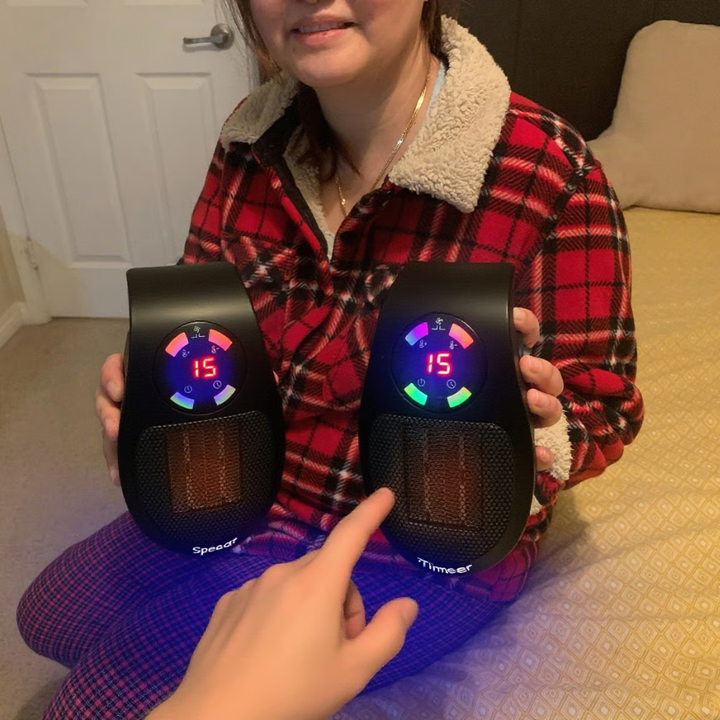 Electric Space Heater with Digital Thermostat for Energy Savings