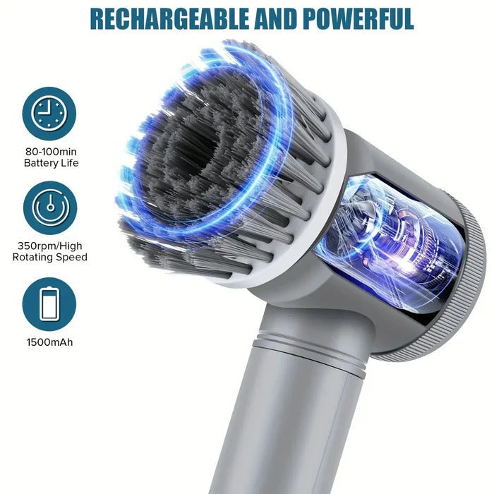 Electric Spin Scrubber for Efficient Home Cleaning