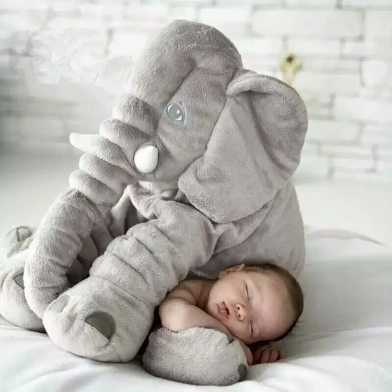 Elephant Baby Pillow Soft Cuddle Toy for Infants and Toddlers