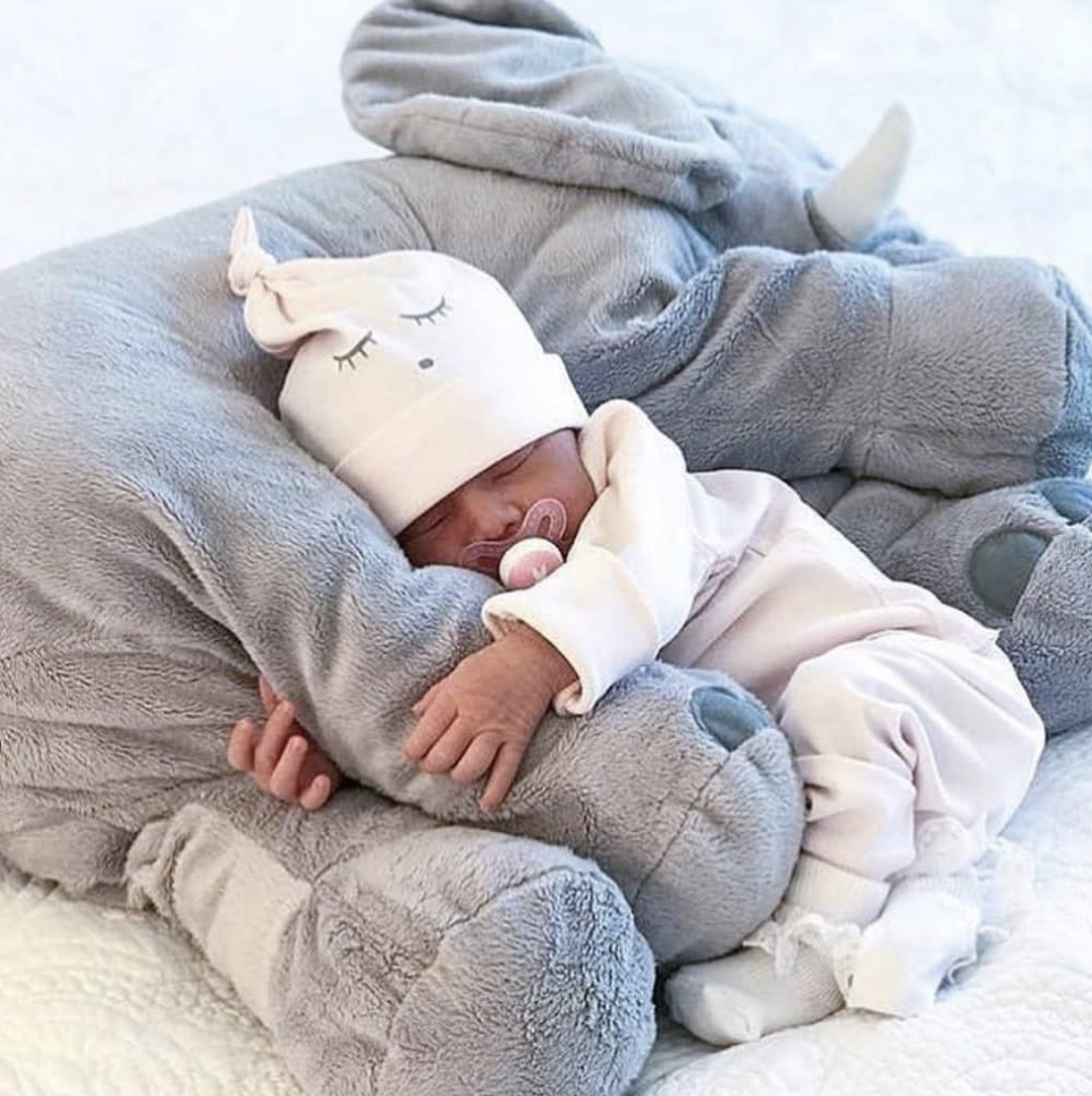 Elephant Baby Pillow Soft Cuddle Toy for Infants and Toddlers