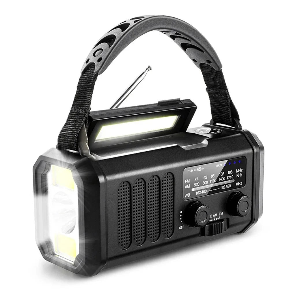 Emergency Solar USB Charger Radio