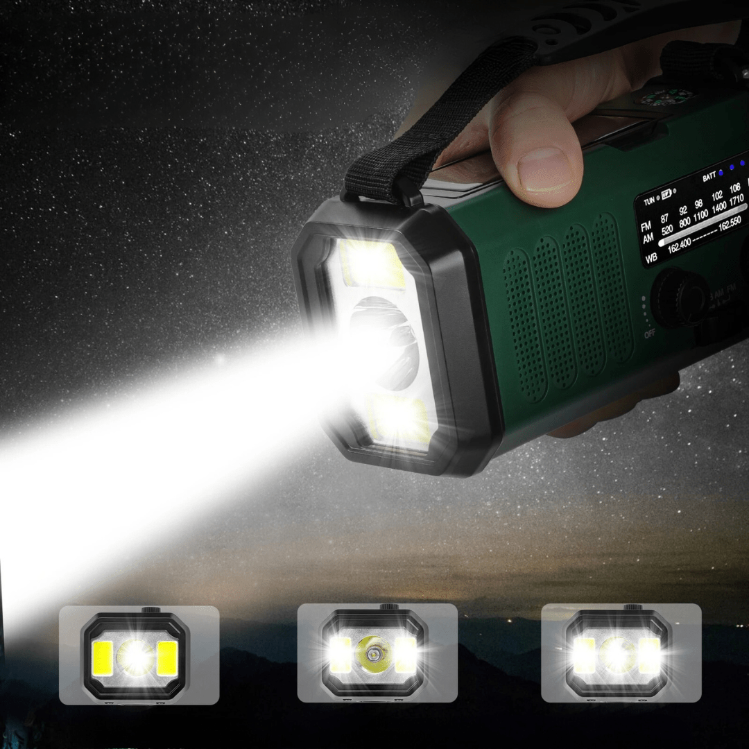Emergency Solar USB Charger Radio
