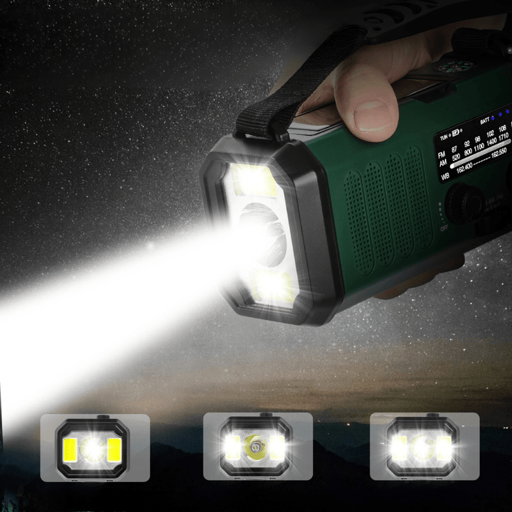 Emergency Solar USB Charger Radio