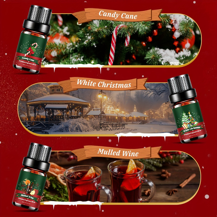 Essential Oil Aromatherapy Gift Set with Diffuser and Oils