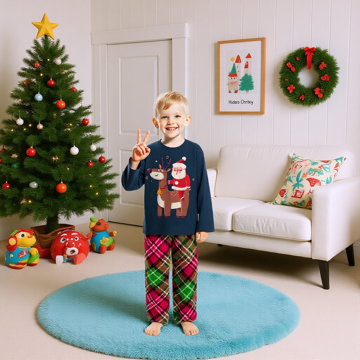 Family Christmas Matching Pajamas Set for Holiday Sleepwear