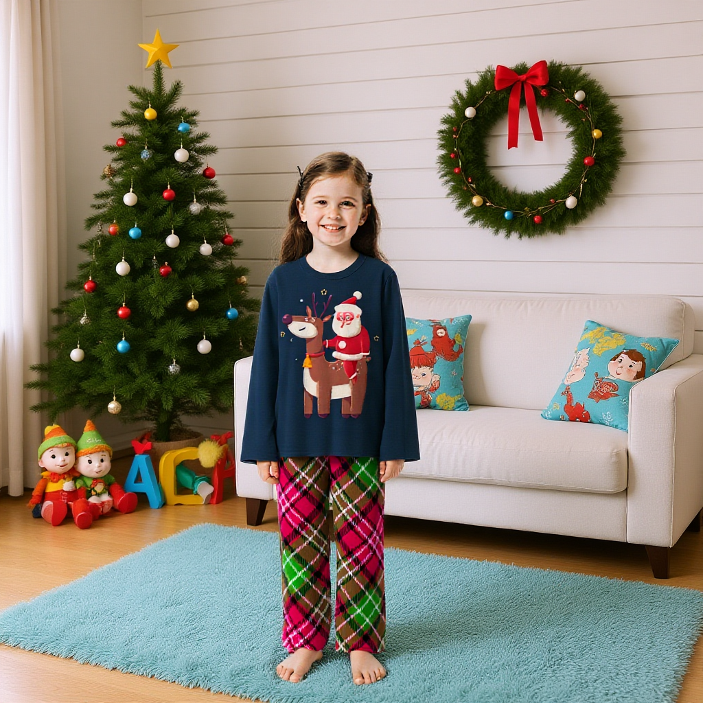 Family Christmas Matching Pajamas Set for Holiday Sleepwear