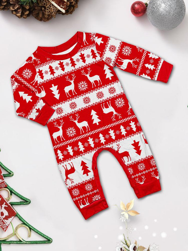 Family Christmas Pajama Set for Adults and Kids Loungewear