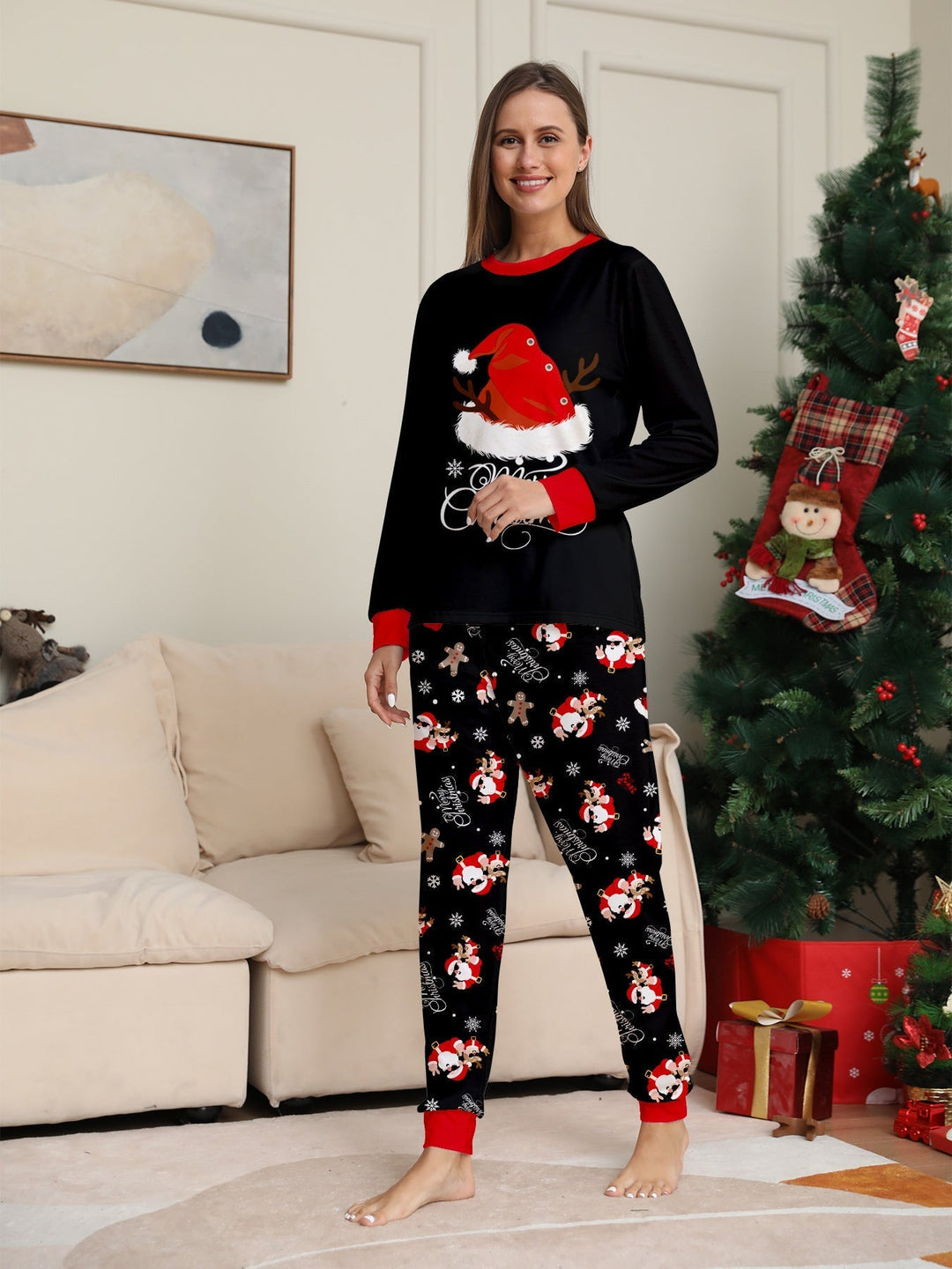 Family Christmas Pajamas Matching Sleepwear Set