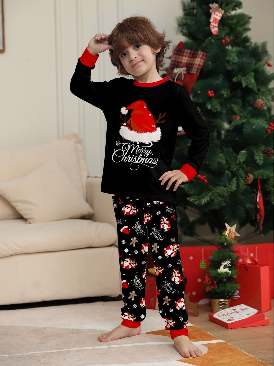 Family Christmas Pajamas Matching Sleepwear Set