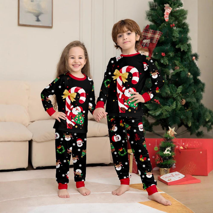 Family Christmas Pajamas Set for Adults and Kids Sleepwear