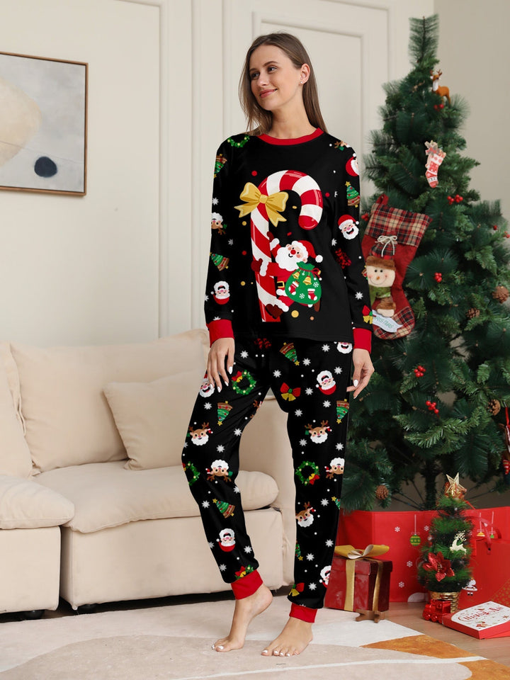 Family Christmas Pajamas Set for Adults and Kids Sleepwear