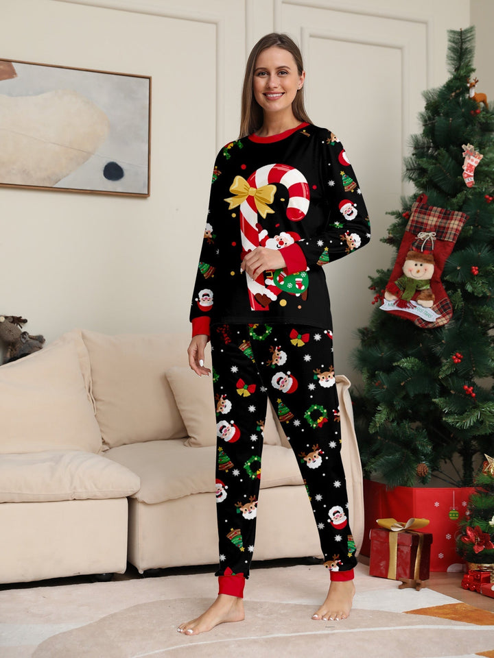 Family Christmas Pajamas Set for Adults and Kids Sleepwear