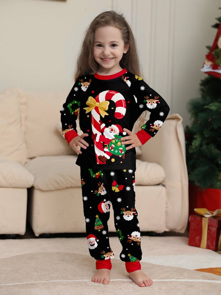 Family Christmas Pajamas Set for Adults and Kids Sleepwear