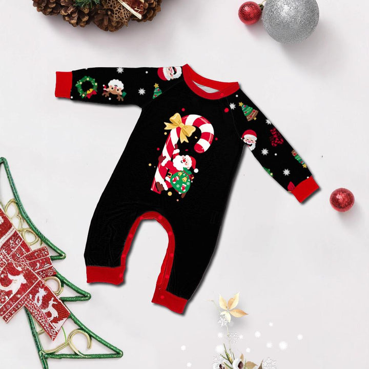 Family Christmas Pajamas Set for Adults and Kids Sleepwear