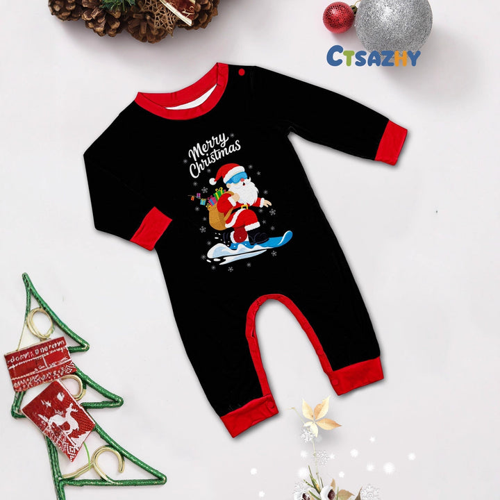 Family Christmas Pajamas Unisex Sleepwear for Kids and Adults