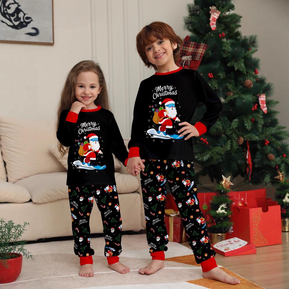 Family Christmas Pajamas Unisex Sleepwear for Kids and Adults