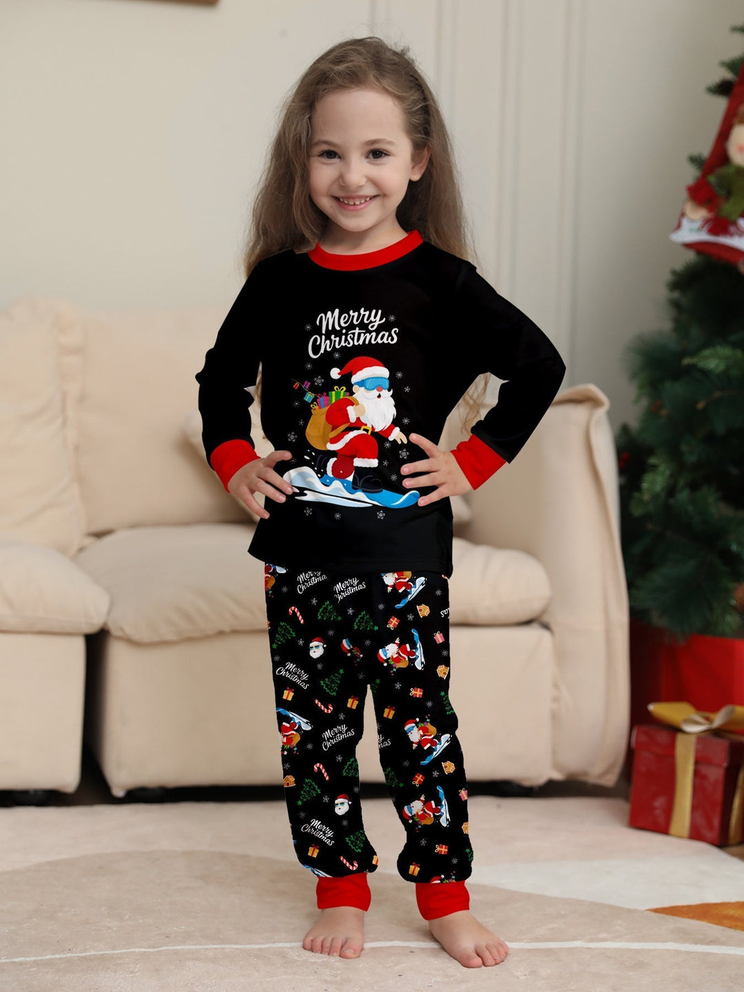 Family Christmas Pajamas Unisex Sleepwear for Kids and Adults