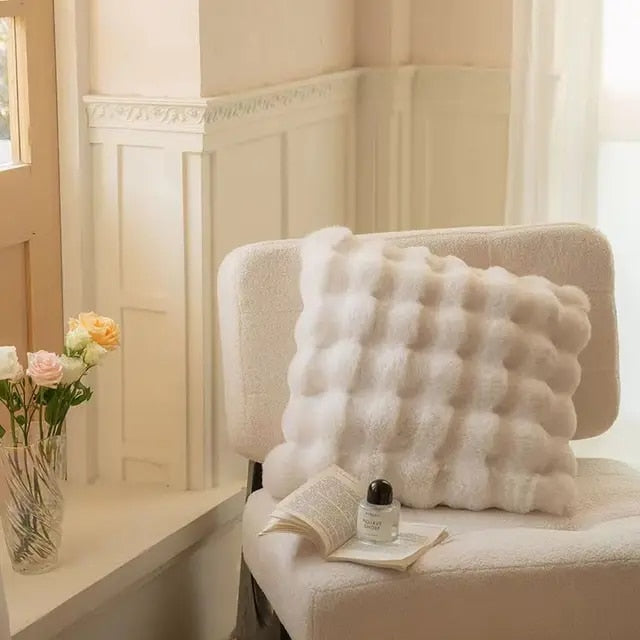 Faux Fur Throw Blanket for Home Decor and Cozy Comfort