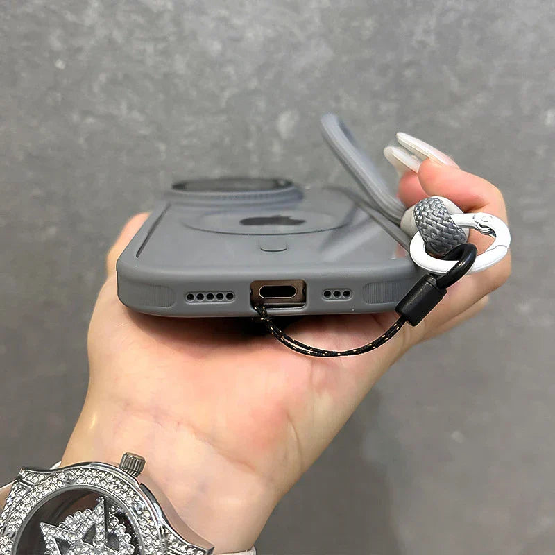 Foldable Magnetic Lens Stand Case for iPhone 11 to 16