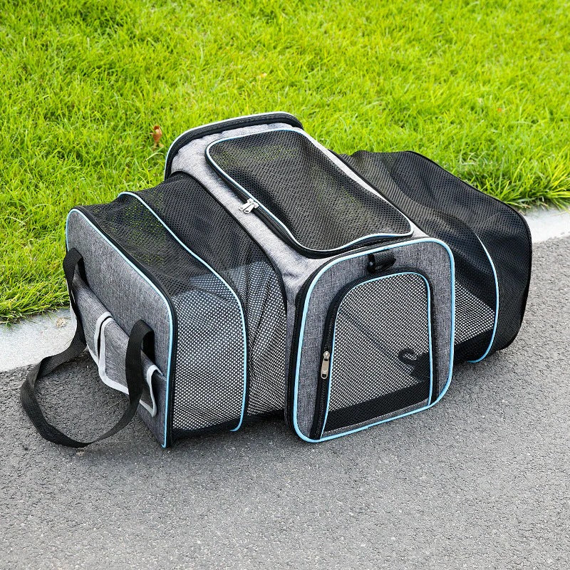 Foldable Pet Carrier Backpack for Travel and Outdoor Use