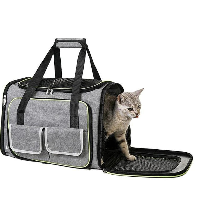 Foldable Pet Carrier Backpack for Travel and Outdoor Use